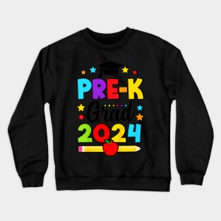 Kids Pre K Grad 2024 Preschool Graduation 2024 Crewneck Sweatshirt